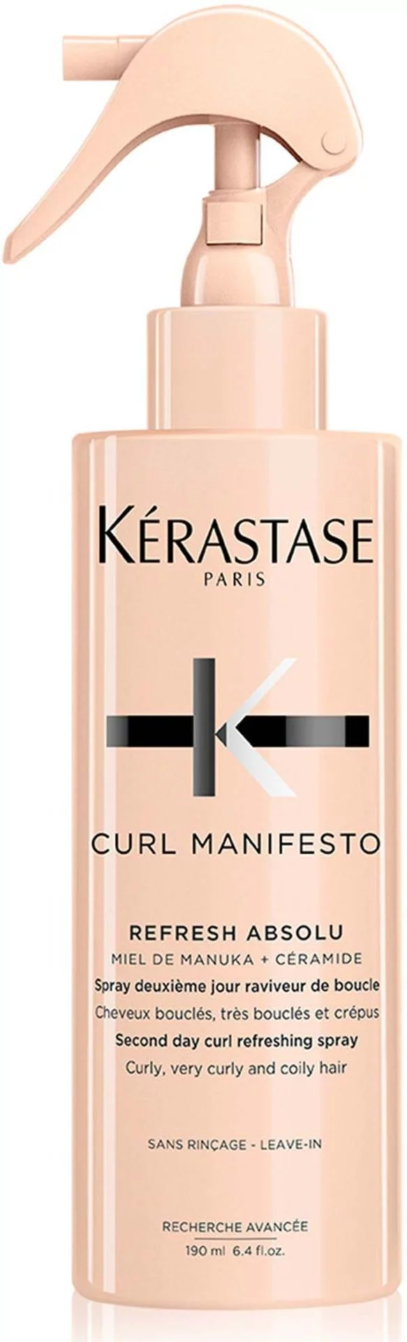 Kerastase Curl Manifesto Refresh Absolu spray odświeżający do włosów kręconych i falowanych 190 ml