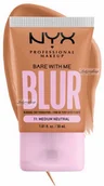 Podkłady do twarzy - NYX Professional Makeup - BARE WITH ME - BLUR - Blurring Tint Foundation - Wygładzający podkład do twarzy - 30ml - 11 MEDIUM NEUTRAL - miniaturka - grafika 1