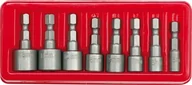 Klucze i nasadki - Vorel Nasadki 5-13mm, mocowanie 1/4&quot; kpl 8szt. 66113 - miniaturka - grafika 1