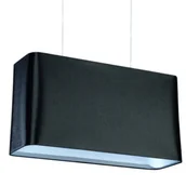 Lampy sufitowe - Britop LAMPA wisząca CADRE 872030204 loftowa OPRAWA abażurowy ZWIS prostokątny czarny - miniaturka - grafika 1