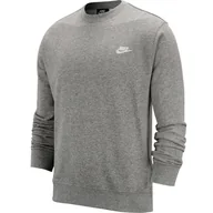 Bluzy męskie - Bluza męska Nike NSW Club Crew FT szara BV2666 063-L - miniaturka - grafika 1