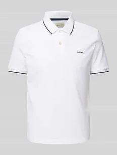 Koszulka polo z wyhaftowanym logo - Koszulki męskie - miniaturka - grafika 1