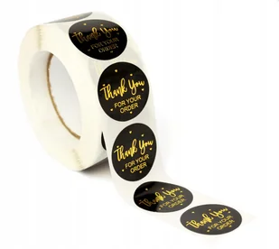 Naklejki 500szt na przesyłki podziękowanie zaZakup - Scrapbooking - miniaturka - grafika 1