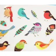 Scrapbooking - Naklejki - Kolorowe Ptaki - 1,8 cm - miniaturka - grafika 1