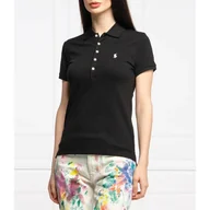 Koszulki i topy damskie - POLO RALPH LAUREN Polo Julie Slim Fit pique - miniaturka - grafika 1