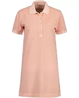 Sukienki - GANT Sukienka damska Sunfaded SS Polo Pique, Guava ORANGE, standardowa, Guava Orange, S - miniaturka - grafika 1