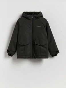 Reserved - Ocieplana kurtka parka - ciemnoszary - Kurtki i płaszcze dla chłopców - miniaturka - grafika 1