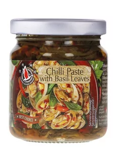 Pasta Chili Z Liściami Bazylii Do Marynat Zupy Azjatyckiej Kuchnie Świata 180g - Pasty warzywne - miniaturka - grafika 1