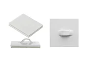 Dekoracje sali - Uchwyty samoprzylepne z oczkiem - 10 szt. - miniaturka - grafika 1