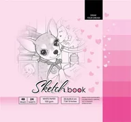 Przybory szkolne - Szkicownik 200x200/48K 100g TW FRESH Nowa - miniaturka - grafika 1