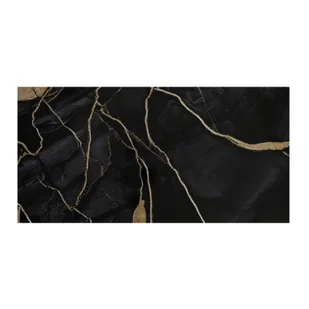 Płytka samoprzylepna marmur czarno-złoty PS-0011 60 x 30 cm 4 szt. - Panele ścienne i boazeria - miniaturka - grafika 1