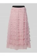 Spódnice - Długa spódnica z warstwowymi falbanami model NAJA - Vero Moda - miniaturka - grafika 1