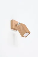 Lampy ścienne - Sollux Lighting Kinkiet KEKE dąb PEACH PUFF - miniaturka - grafika 1