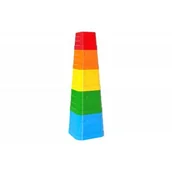 Zabawki do piasku - Duza Piramidka Wieża Kubeczki Na Plaży Do Piasku - miniaturka - grafika 1