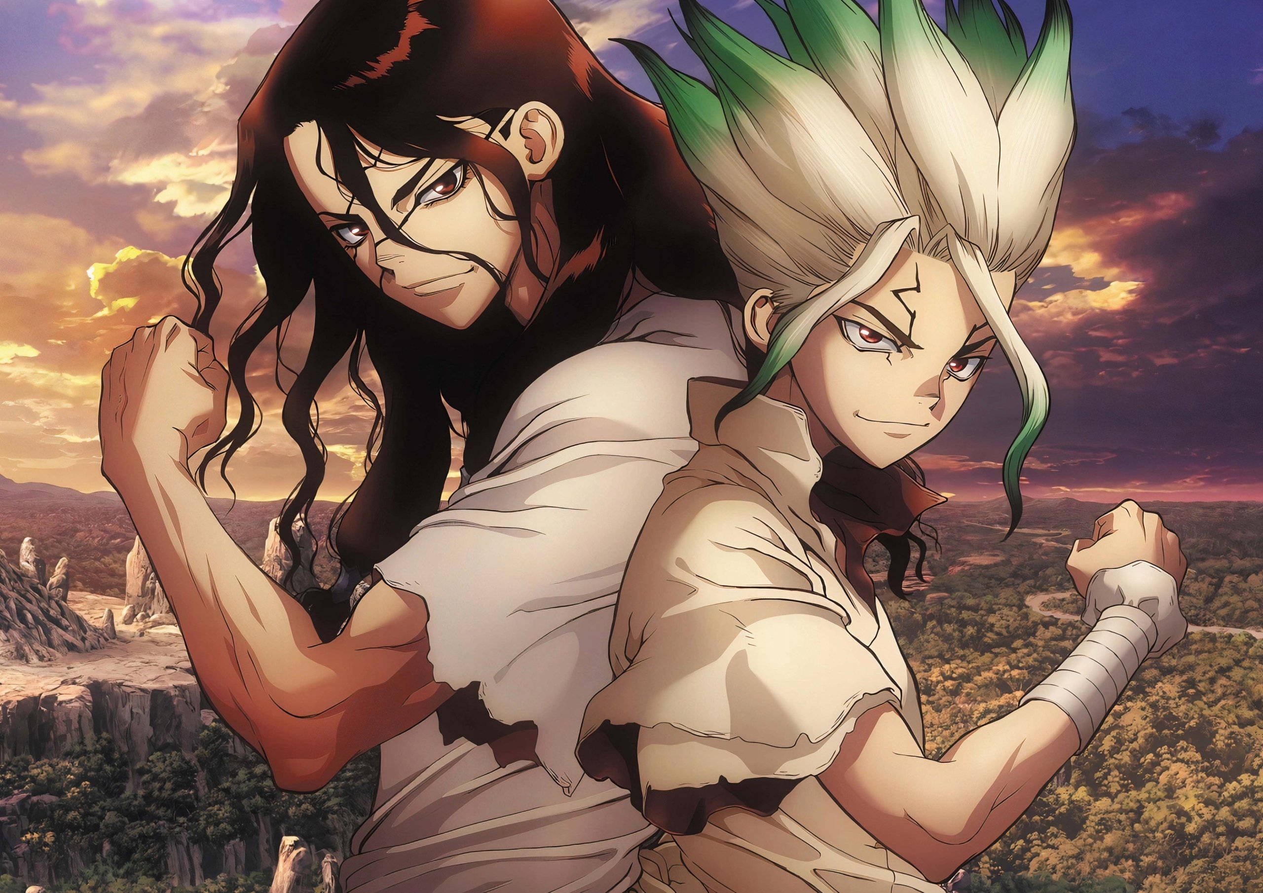 Plakat A1 anime manga Dr. Stone Dr Stone