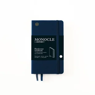 Notatnik Monocle by Leuchtturm1917 Pocket A6, Twarda Oprawa, Kropki, Granatowy - Notesy i bloczki - miniaturka - grafika 1