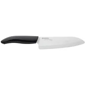 Noże kuchenne - Kyocera Nóż Santoku szefa 16 cm White Series (FK-160WH-BK) - miniaturka - grafika 1