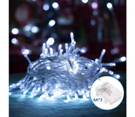 Lampy ogrodowe - Aigostar - LED Zewnętrzny łańcuch bożonarodzeniowy 100xLED/8 funkcji 10,3m IP44 zimna biel - miniaturka - grafika 1