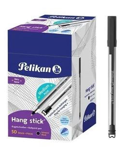Długopis Hang Stick czarny (50szt) PELIKAN - Długopisy - miniaturka - grafika 1