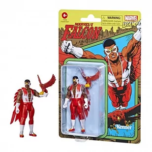 Hasbro Marvel Legends Series 9,5 cm retro 375 kolekcja Marvel's Falcon figurka zabawka F3808 - Figurki dla dzieci - miniaturka - grafika 1