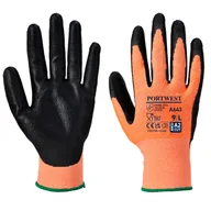Rękawice robocze - PORTWEST A643 AMBER CUT - PIANKA NITRYLOWA; BURSZTYN - miniaturka - grafika 1