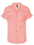 Bluzki damskie - Vero Moda Bluzka w kolorze różowym - miniaturka - grafika 1