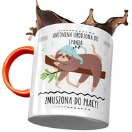 Kubki - Kubek Pomarańczowy Dla Antoniny Żony na Prezent z Nadrukiem ze Zdjęciem + Opakowanie na prezent (wzór 03) - miniaturka - grafika 1