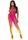 Leg Avenue Ombre Footless Bodystocking 89323 Sunset