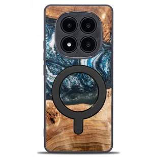 Bewood Drewniane etui do Xiaomi Redmi Note 14 Pro 5G / Xiaomi Poco X7, Unique Planets Ziemia do MagSafe - Etui i futerały do telefonów - miniaturka - grafika 1
