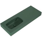 Umywalki - Elita Dimple umywalka 121x46 cm ścienna prostokątna lewa zielony mat 168872 - miniaturka - grafika 1