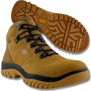 Buty Męskie 4F Zimowe Sportowe Skórzane Wodoodporne Trekkingowe Wysokie 44 - Buty trekkingowe męskie - miniaturka - grafika 1