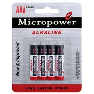 Baterie i akcesoria - Micropower Bateria AAA LR03 1,5 V - miniaturka - grafika 1