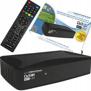 Esperanza DVB-T2 HEVC PILOT H265 - Tunery DVB-T - miniaturka - grafika 1
