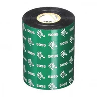 Taśmy do drukarek barwiące - Taśma termotransferowa Zebra 60mm x 300m 1" żywiczna (05095BK06030) black - miniaturka - grafika 1