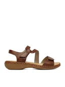 Sandały damskie - Rieker Sandały CEO-659C7-24 Brązowy - miniaturka - grafika 1