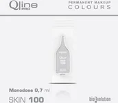 Pozostałe akcesoria kosmetyczne - Jednorazowy pigment korektor do makijażu permanentnego Bioevolution Skin 100 Qline Pro 0,7ml monodose - miniaturka - grafika 1