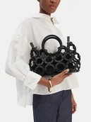 Torebki damskie - GINO ROSSI Torebka EO-LDA3409C Czarny - miniaturka - grafika 1