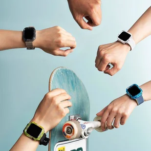 Etui APPLE WATCH 4 / 5 / 6 / 7 / 8 / SE ( 44 / 45 MM) Ringke Fusion Bumper białe - Akcesoria do smartwatchy - miniaturka - grafika 8