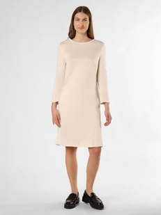 Marc Cain Collections Sukienka damska Kobiety wiskoza szary|biały jednolity, 38 - Sukienki - miniaturka - grafika 1