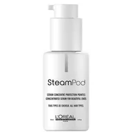 Olejki do ciała i włosów - Loreal SteamPod Concentrated, serum ochronno-wygładzające końcówki włosów 50ml - miniaturka - grafika 1