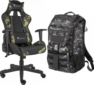Fotel Genesis Nitro 560 Camo (NFG-1532) + Plecak Pallad 450 LIte Camo 15.6&quot; (NBG-2097) - Fotele gamingowe - miniaturka - grafika 1