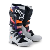 Buty motocyklowe - Buty Cross Alpinestars Tech 7 Czarny/Szary/Pomarańczowy/Magenta45,5 - miniaturka - grafika 1