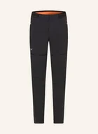 Spodnie sportowe damskie - Salewa Spodnie Z Odpinanymi Nogawkami Pedroc 2 Durastretch schwarz - SALEWA - miniaturka - grafika 1