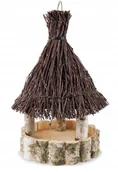 Klatki i wyposażenie dla ptaków - Karmnik Dla Ptaków Drewniany 40 Cm - miniaturka - grafika 1