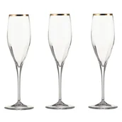 Kieliszki - Kieliszki Do Szampana 6 Sztuk Monalisa Gold Villa Italia - miniaturka - grafika 1