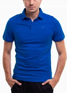 4F Koszulka męska t-shirt bluzka polo sportowa polówka bawełniana roz. M - Koszulki męskie - miniaturka - grafika 1