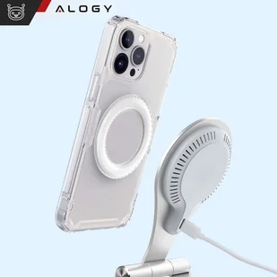Blaszka magnetyczna Alogy Uniwersalna Nakładka Pierścień Uchwyt do MagSafe Magnetic Ring White - Pozostałe akcesoria do telefonów - miniaturka - grafika 6