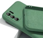 Etui i futerały do telefonów - Silicone Case Elastyczne Silikonowe Etui Pokrowiec Xiaomi Redmi Note 10 5G / Poco M3 Pro Zielony - miniaturka - grafika 1