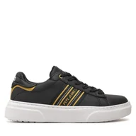 Sneakersy damskie - Sneakersy Pepe Jeans PLS00020 Czarny - miniaturka - grafika 1