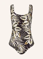 Moda i Uroda OUTLET - Charmline Strój Kąpielowy Modelujący Seductive Leaves schwarz - miniaturka - grafika 1